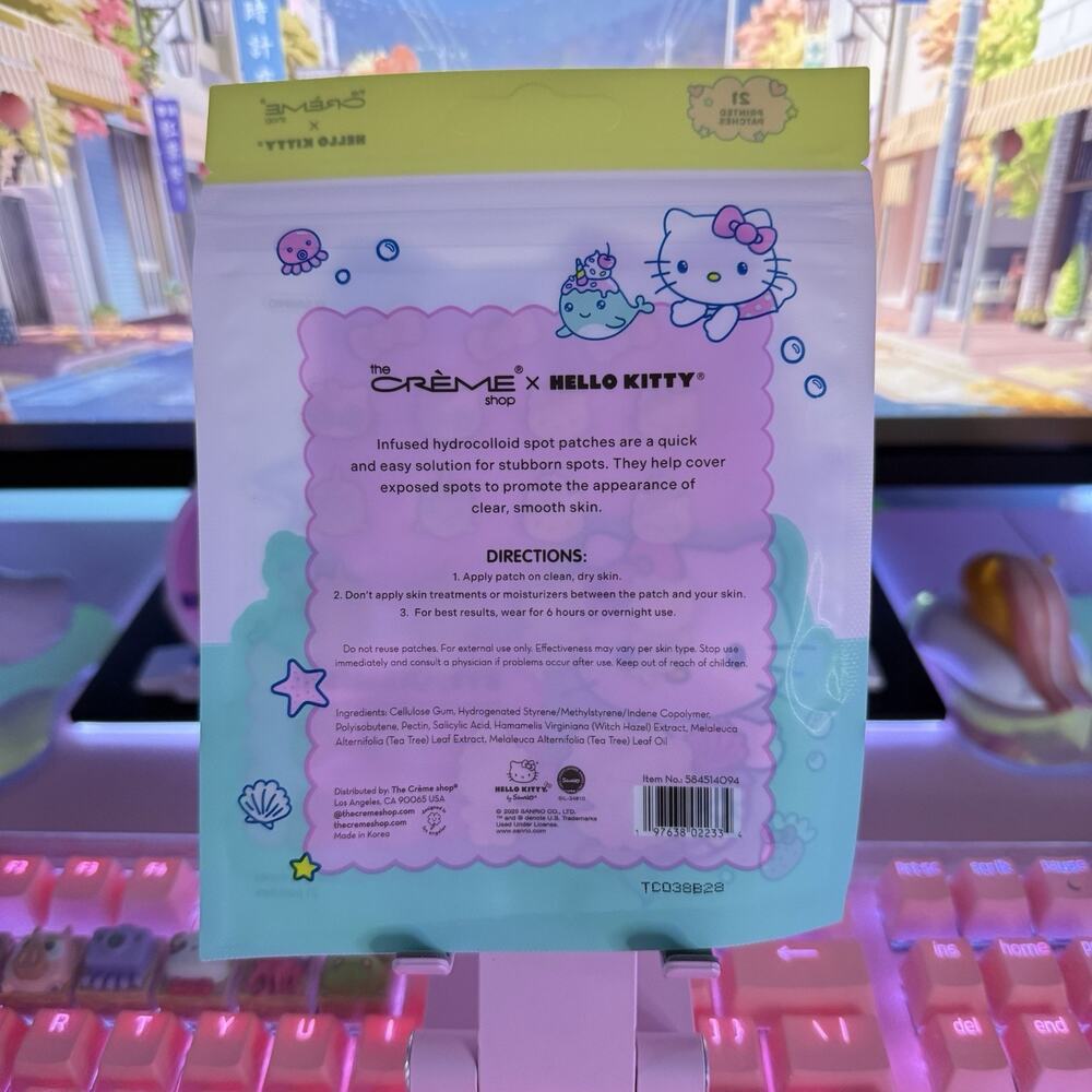 The Creme Shop Sanrio Hello Kitty Hydrocolloid Acne Blemish Pimple Patches 21 - Picture 14 of 16